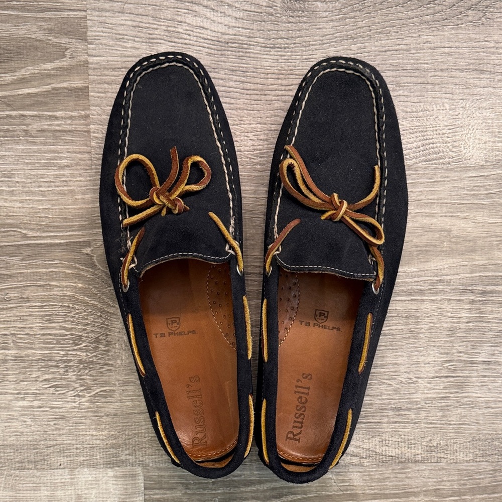 Russell Athletic Black and Brown Men's Loafers